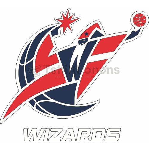 Washington Wizards T-shirts Iron On Transfers N1238 - Click Image to Close